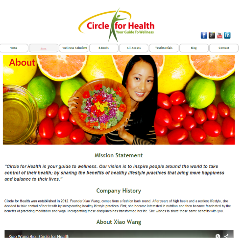 Company Biography Design